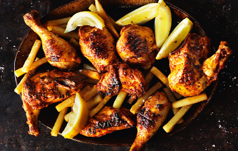Grilled Peri Peri Chickens